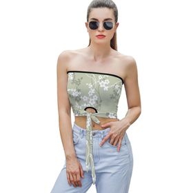 AILLOSA YH-343 Seksi File Tüp Üst Yaz Tube Top Tank Tops Kadın Askılı Üst Bluz
