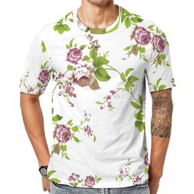 AILLOSA YH-346 Baskılı Desenli Kısa Kollu Unisex T-shirt