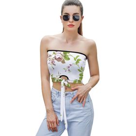 AILLOSA YH-346 Seksi File Tüp Üst Yaz Tube Top Tank Tops Kadın Askılı Üst Bluz