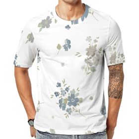 AILLOSA YH-348 Baskılı Desenli Kısa Kollu Unisex T-shirt