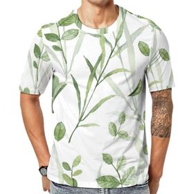 AILLOSA YH-349 Baskılı Desenli Kısa Kollu Unisex T-shirt