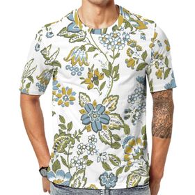 AILLOSA YH-354 Baskılı Desenli Kısa Kollu Unisex T-shirt
