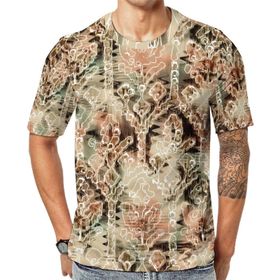 AILLOSA YH-355 Baskılı Desenli Kısa Kollu Unisex T-shirt