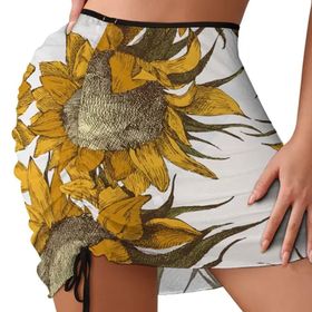 AILLOSA YH-359 Cover Up Sarma Etek Bikini Havlu Tarz Plaj Elbisesi