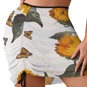 AILLOSA YH-361 Cover Up Sarma Etek Bikini Havlu Tarz Plaj Elbisesi