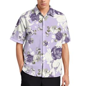 AILLOSA YH-366 Aloha Hawaii 3D Desen Kısa Kollu Erkek Gömlek