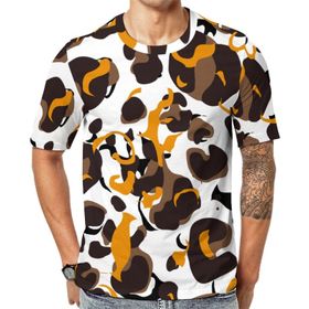 AILLOSA YH-368 Baskılı Desenli Kısa Kollu Unisex T-shirt