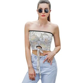 AILLOSA YH-369 Seksi File Tüp Üst Yaz Tube Top Tank Tops Kadın Askılı Üst Bluz
