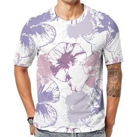 AILLOSA YH-375 Baskılı Desenli Kısa Kollu Unisex T-shirt