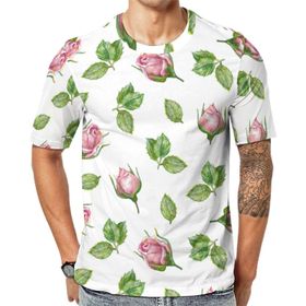 AILLOSA YH-379 Baskılı Desenli Kısa Kollu Unisex T-shirt