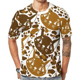 AILLOSA YH-380 Baskılı Desenli Kısa Kollu Unisex T-shirt