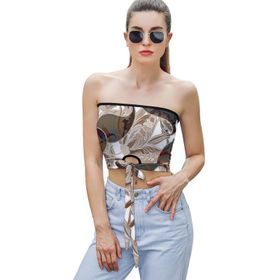 AILLOSA YH-387 Seksi File Tüp Üst Yaz Tube Top Tank Tops Kadın Askılı Üst Bluz