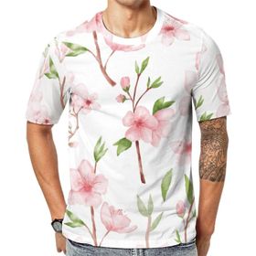 AILLOSA YH-388 Baskılı Desenli Kısa Kollu Unisex T-shirt