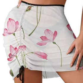 AILLOSA YH-390 Cover Up Sarma Etek Bikini Havlu Tarz Plaj Elbisesi