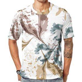 AILLOSA YH-396 Baskılı Desenli Kısa Kollu Unisex T-shirt