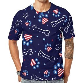 AILLOSA YH-397 Baskılı Desenli Kısa Kollu Unisex T-shirt