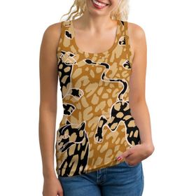 AILLOSA Yh-399 Askılı Kolsuz Bol Kesim Kadın T-shirt