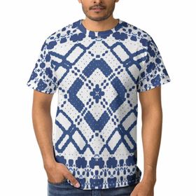 AILLOSA YH-40 3D Baskılı Desenli Kısa Kollu Erkek T-shirt