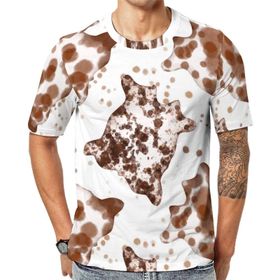 AILLOSA YH-400 Baskılı Desenli Kısa Kollu Unisex T-shirt