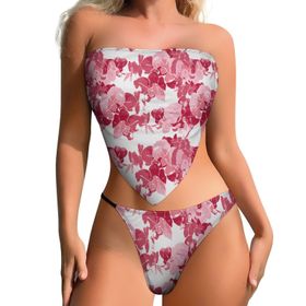 AILLOSA YH-405 Karın Kontrolü İki Parça Kadın Bikini Seti