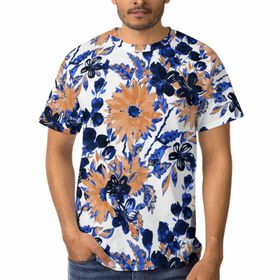 AILLOSA YH-406 Baskılı Desenli Kısa Kollu Unisex T-shirt