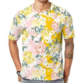 AILLOSA YH-407 Baskılı Desenli Kısa Kollu Unisex T-shirt