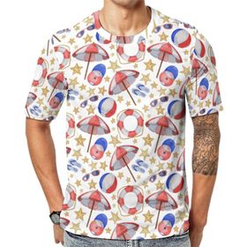 AILLOSA YH-408 Baskılı Desenli Kısa Kollu Unisex T-shirt