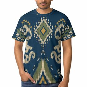 AILLOSA YH-41 3D Baskılı Desenli Kısa Kollu Erkek T-shirt
