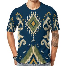 AILLOSA YH-41 Baskılı Desenli Kısa Kollu Unisex T-shirt