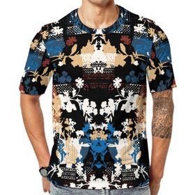 AILLOSA YH-410 Baskılı Desenli Kısa Kollu Unisex T-shirt