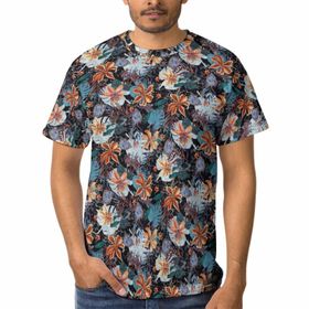 AILLOSA YH-417 3D Baskılı Desenli Kısa Kollu Erkek T-shirt