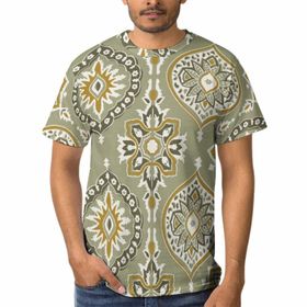 AILLOSA YH-42 3D Baskılı Desenli Kısa Kollu Erkek T-shirt