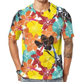 AILLOSA YH-423 Baskılı Desenli Kısa Kollu Unisex T-shirt