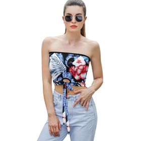 AILLOSA YH-430 Seksi File Tüp Üst Yaz Tube Top Tank Tops Kadın Askılı Üst Bluz