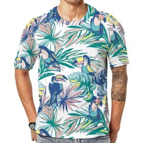 AILLOSA YH-434 Baskılı Desenli Kısa Kollu Unisex T-shirt