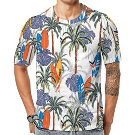 AILLOSA YH-437 Baskılı Desenli Kısa Kollu Unisex T-shirt