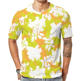 AILLOSA YH-451 Baskılı Desenli Kısa Kollu Unisex T-shirt
