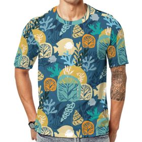AILLOSA YH-452 Baskılı Desenli Kısa Kollu Unisex T-shirt