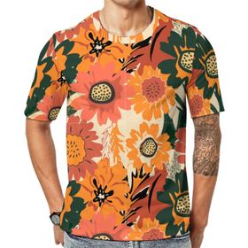 AILLOSA YH-453 Baskılı Desenli Kısa Kollu Unisex T-shirt
