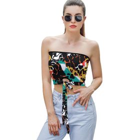 AILLOSA YH-456 Seksi File Tüp Üst Yaz Tube Top Tank Tops Kadın Askılı Üst Bluz
