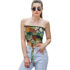 AILLOSA YH-457 Seksi File Tüp Üst Yaz Tube Top Tank Tops Kadın Askılı Üst Bluz