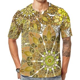 AILLOSA YH-46 Baskılı Desenli Kısa Kollu Unisex T-shirt