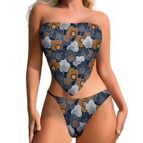 AILLOSA YH-467 Karın Kontrolü İki Parça Kadın Bikini Seti