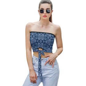 AILLOSA YH-476 Seksi File Tüp Üst Yaz Tube Top Tank Tops Kadın Askılı Üst Bluz