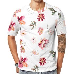 AILLOSA YH-477 Baskılı Desenli Kısa Kollu Unisex T-shirt
