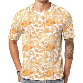 AILLOSA YH-481 Baskılı Desenli Kısa Kollu Unisex T-shirt