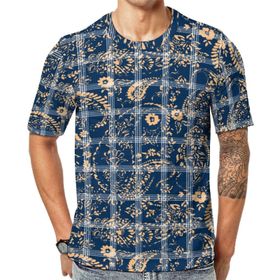 AILLOSA YH-483 Baskılı Desenli Kısa Kollu Unisex T-shirt