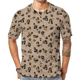 AILLOSA YH-486 Baskılı Desenli Kısa Kollu Unisex T-shirt