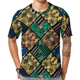 AILLOSA YH-487 Baskılı Desenli Kısa Kollu Unisex T-shirt