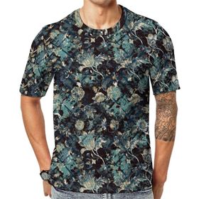 AILLOSA YH-488 Baskılı Desenli Kısa Kollu Unisex T-shirt